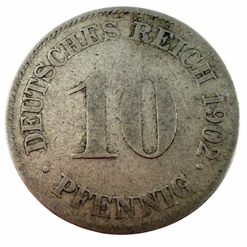Pfennig 1902 deutsches - 10,