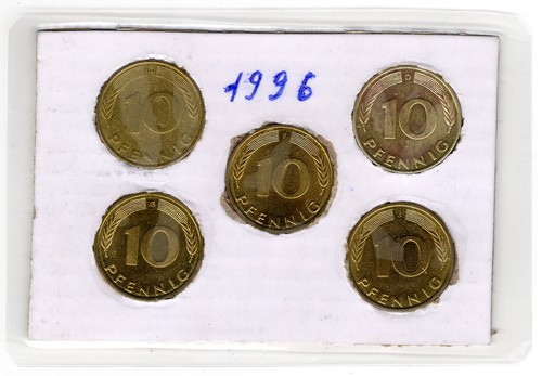 Pfennig 1996 deutschland - pfennig,