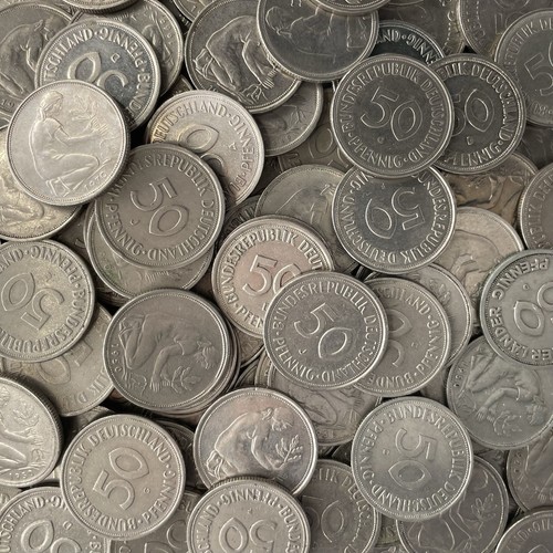 Pfennig münzen brd - 50,