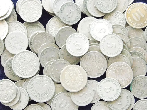 Lot 100x pfennig nickel - 10,