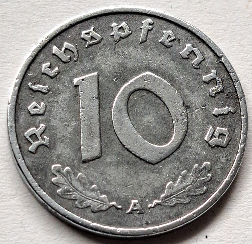 Deutschland pfennig 1942a - deutschland, 10
