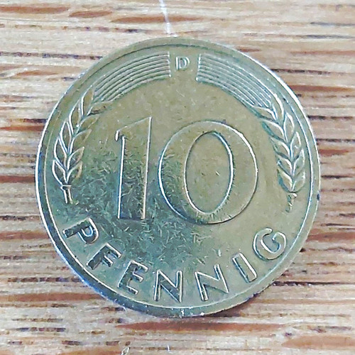 Pfennig 1949 bank - pfennig, deutscher
