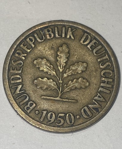 Pfennig bdl 1950 ein - 10, ,ein