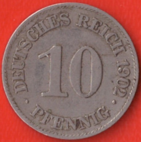 Deutsches kaiserreich 10 - -,
