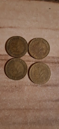 Brd pfennig 1967 1968 - brd,