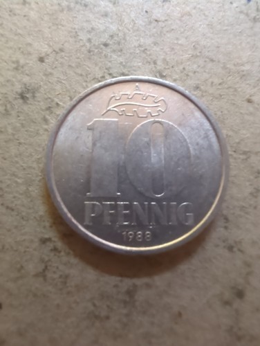 Ddr pfennig 1988 1325 - 1988, #-1325