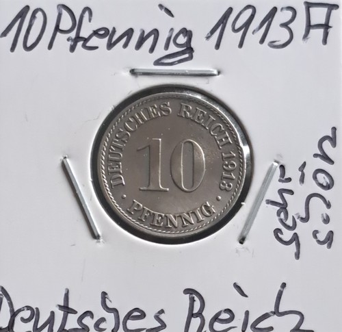 Pfennig 1913 deutsches - 10, a