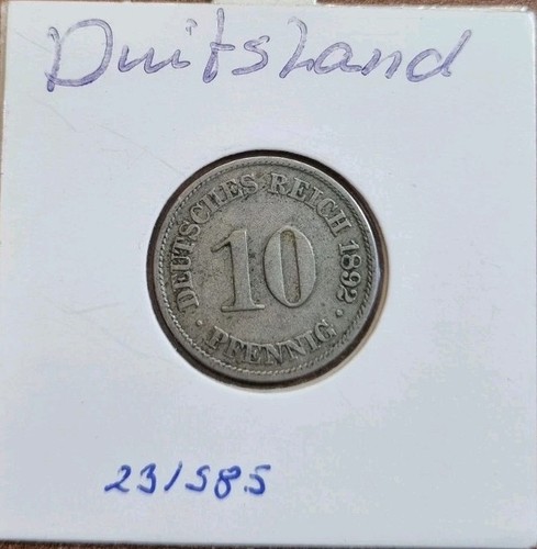 Deutschland pfennig 1892 a - pfennig,