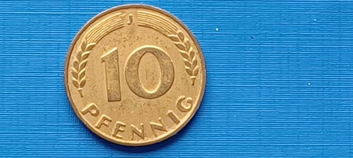 Pfennigmünze von 1949 - 10, j