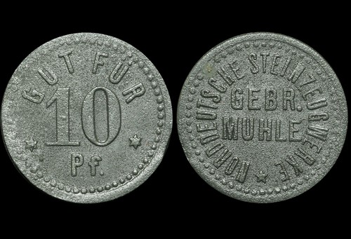 Notgeld pfennig - notgeld:, 10