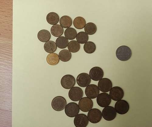 Konvolut und pfennig - und,