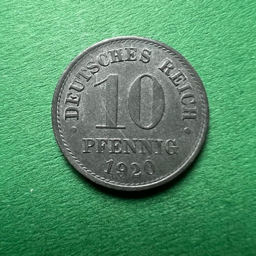 Pfennig 1920 deutsches - 10,