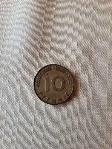 Pfennig münze 1950 mit der - mit,