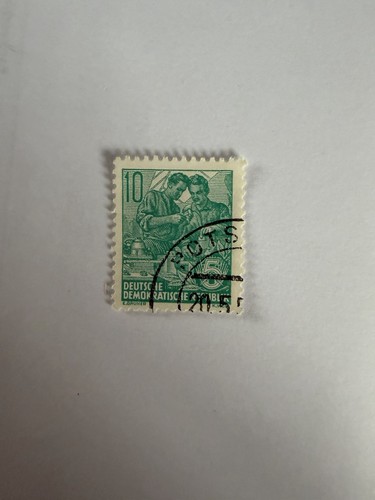 Ddr briefmarke pfennig - ddr, 10