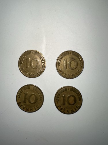 Pfennig brd 1949 - 10, „bank