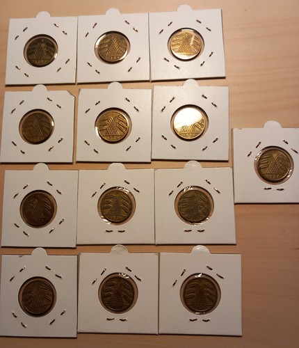 Reichspfennig münzen 13 - 10-reichspfennig-münzen,,