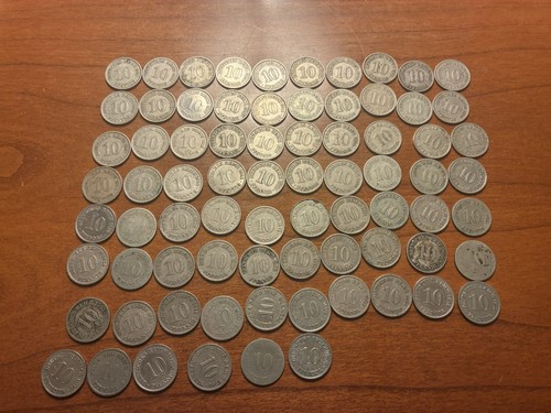 Lot konvolut pfennig - 10,