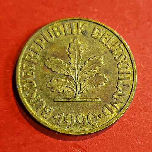 Brd pfennig münze 1990 g - pfennig,