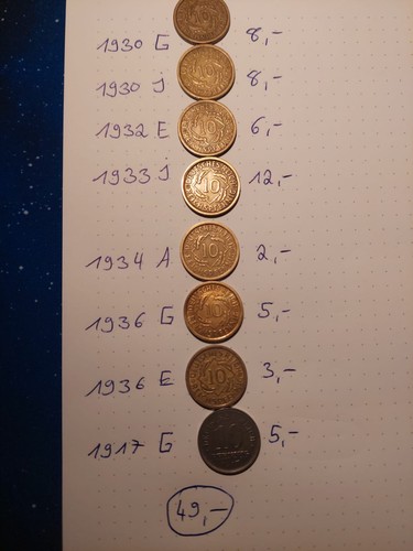 Pfennig münzen deutsches - münzen,