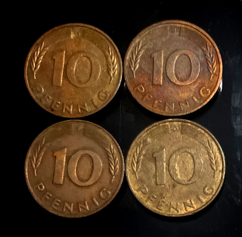 Brd pfennig g j - f,