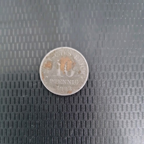 Pfennig deutsches - 10, (eisen)