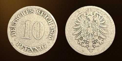 Pfennig 1875 g - 10,