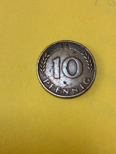 Münze pfennig 1950 - 10, d