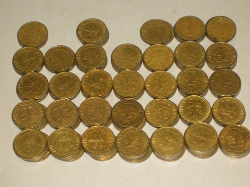 Pfennig münzen 137 - 10, stück