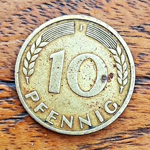 Pfennig bank deutscher - 10,