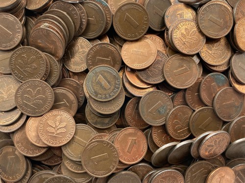 Brd pfennig münzen sammlung - pfennig,