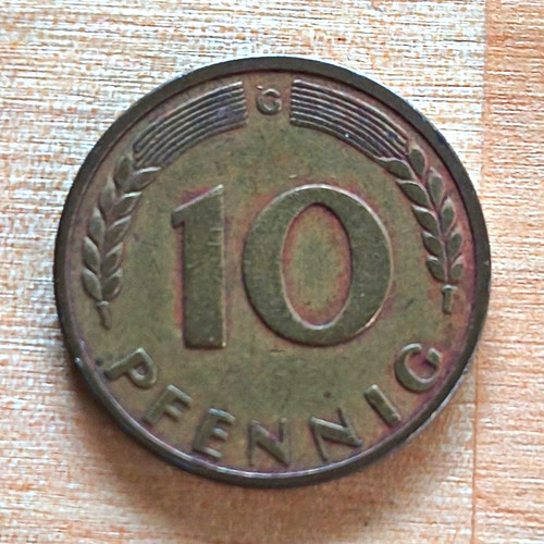 Pfennig 1950 münze - 10,