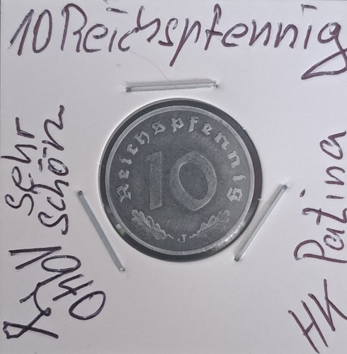 Reichspfennig 1940 mit hk - reichspfennig,