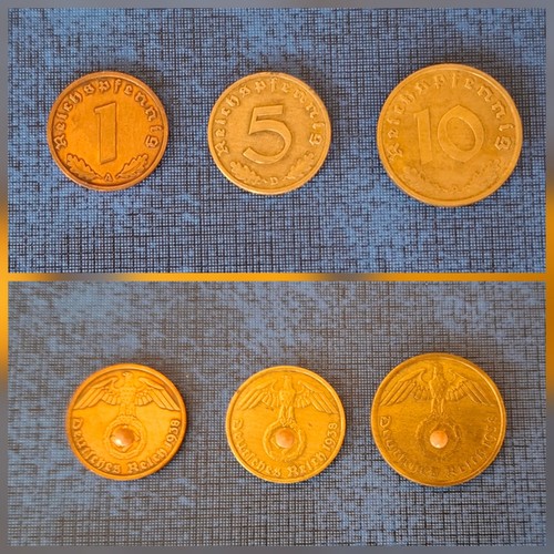 10 reichspfennig 1938 - 10,