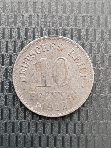 Pfennig deutsches - pfennig, (eisen)