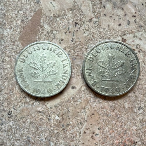 Pfennig 1949 bank - 2x,