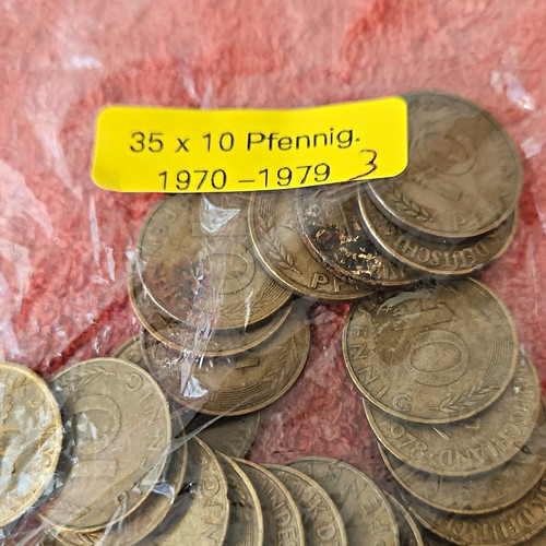 Pfennig münzen brd lot - 10,