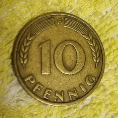 Brd pfennig münze - 10,