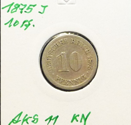 Pfennig 1875 j - 10,
