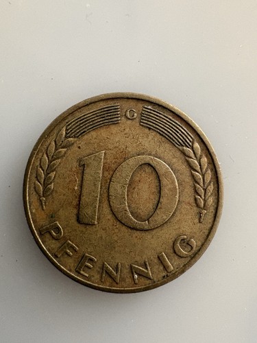Pfennig münze 1950 - 10, g