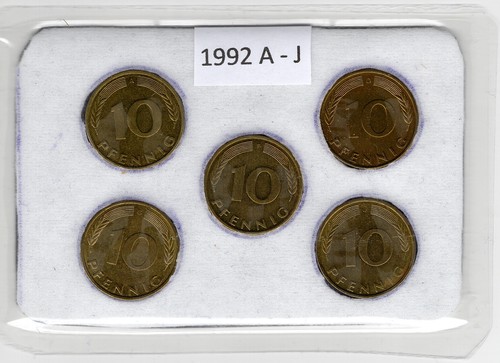 Pfennig 1992 deutschland - 10,