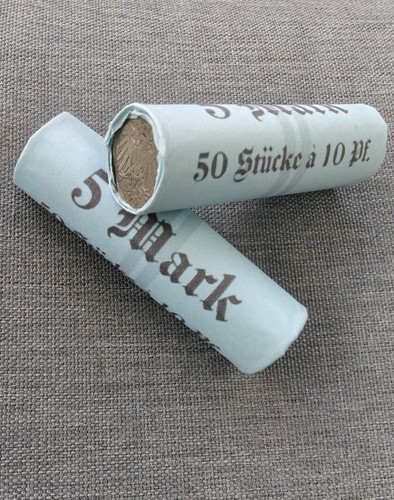 Münzrolle 10 pfennig - 50,