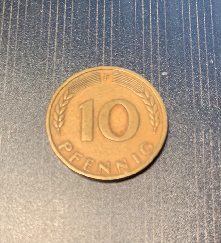 Pfennig münze 1950 gut - 10,