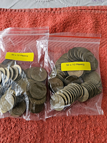 Brd pfennig münzen - brd, 10