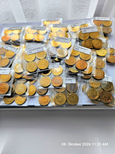 701 pfennig brd 254 stück - 10,