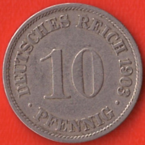 Deutsches kaiserreich 10 - -,