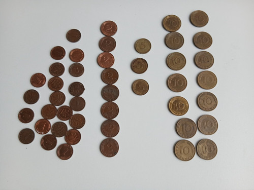 Pfennig münzen 5 - 10,