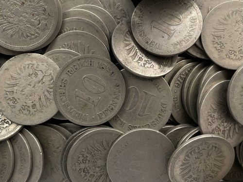 Kaiserreich pfennig münzen - kaiserreich, 10