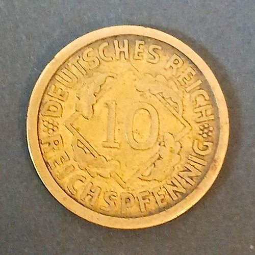 Deutsches reich pfennig - reich, 10